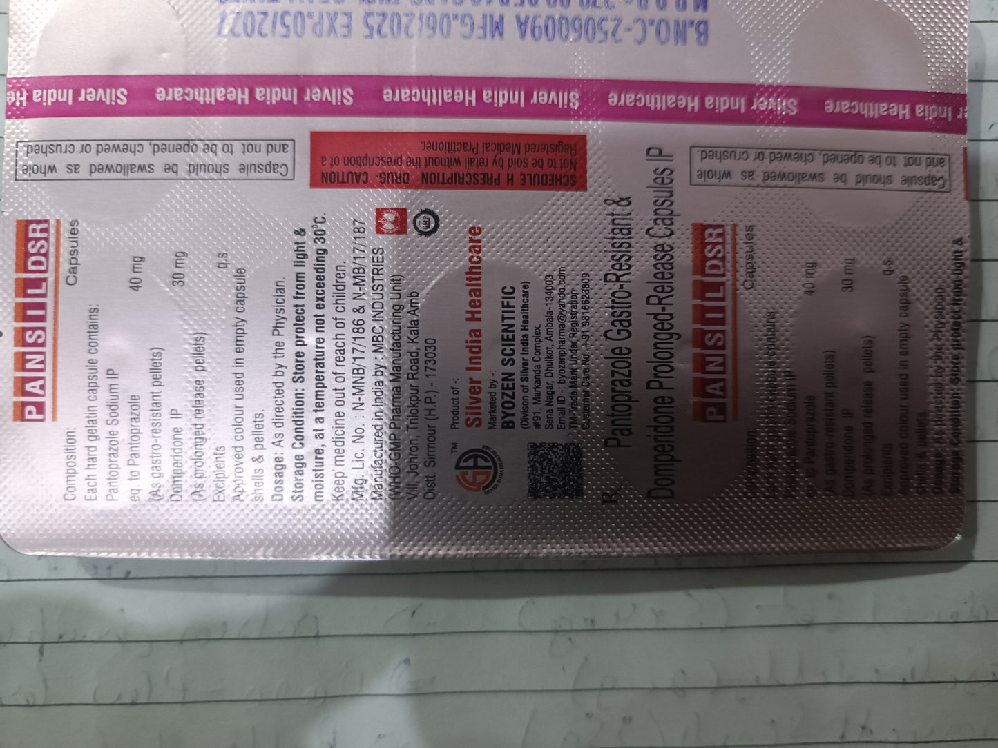 Pansil-DSR Capsules (1*10 cap)