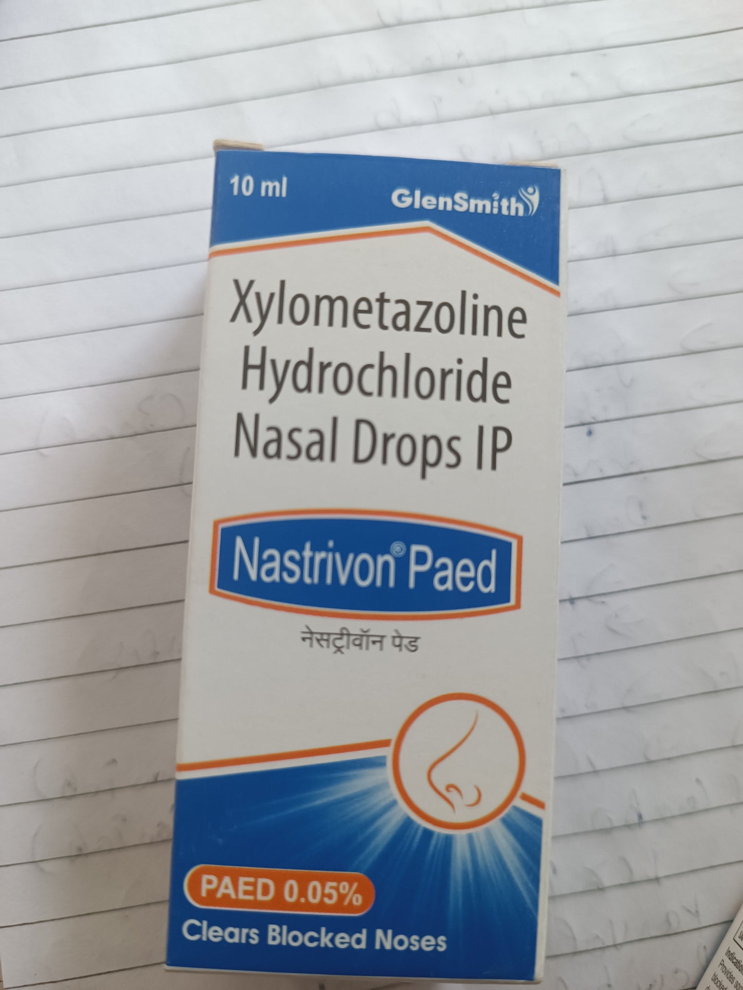Nastrivon Paediatric Nasal Drops (10ml)