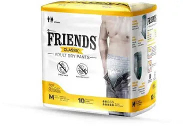 Friends Classic Adult Diapers Pants (M-10)