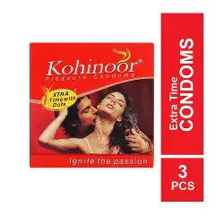 Kohinoor Xtra Time Condoms (3 Pcs)