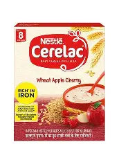 Nestle Cerelac Wheat Apple Cherry (8 month+)