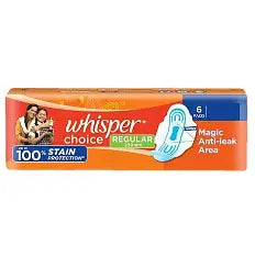 Whisper Choice Regular (6 pads)
