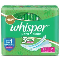 Whisper Ultra XL+ Pads (7 Pads)