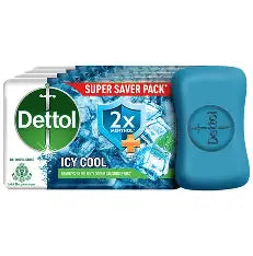 Dettol Icy Cool Soap Set (4N * 150g)