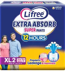 Lifree Extra Absorb Super Pants (XL-2)