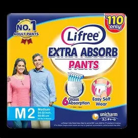 Lifree Extra Absorb Adult Diapers (L-2)