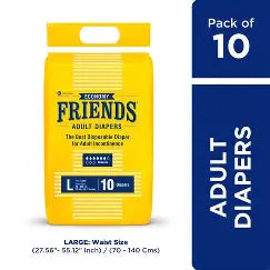 Friends Economy Adult Diapers (L-10)