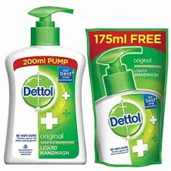 Dettol Handwash Original Combo (Bottle+ Refil)