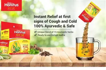 dabur honitus hot sip ayurvedic kadha pouch (4g)