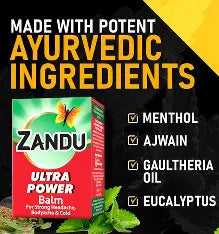 Zandu Ultra Power Balm (8ml)