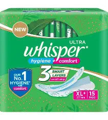 Whisper Ultra Green Pads (XL-15)