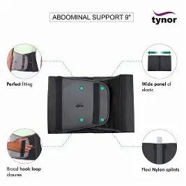 Tynor Abdominal Support (9"/23cm) (Size-XL)
