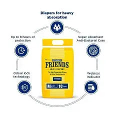 Friends Economy Adult Diapers (M-10)