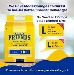 Friends Economy Adult Diapers (L-10)