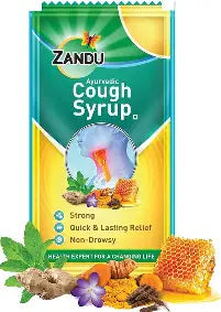 Zandu Ayurvedic Cough Syrup Pouch (8 ml)