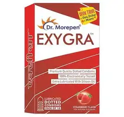 Dr.Morepen Exygra Strawberry Condoms (10'pcs)