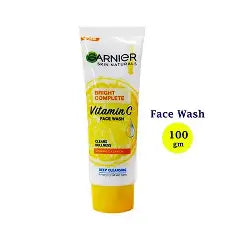 Garnier Bright Complete Vitamin-C Face-Wash (100g)