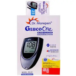 Dr.Morepen Gluco-One Blood Glucose Machine with 25 strips