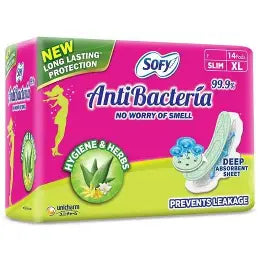 Sofy Antibacterial Pads (XL-14)
