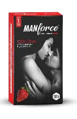 Manforce Strawberry Condoms (10 pcs)