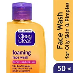 Clean & Clear Foaming Face-Wash (50ml)